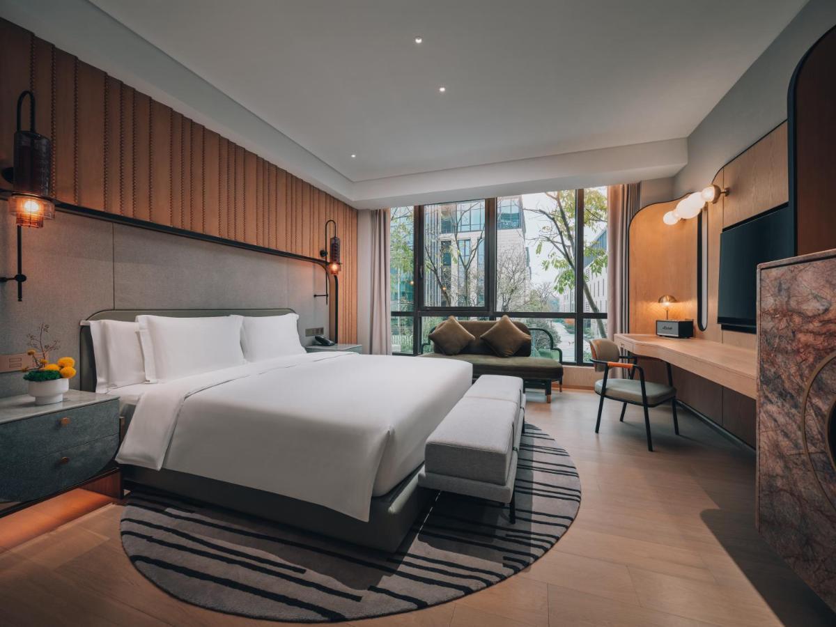 Hotel Indigo Hangzhou Uptown,Close To Westlake , Boutique Design Hotel With Freeflow Minibar Exterior foto