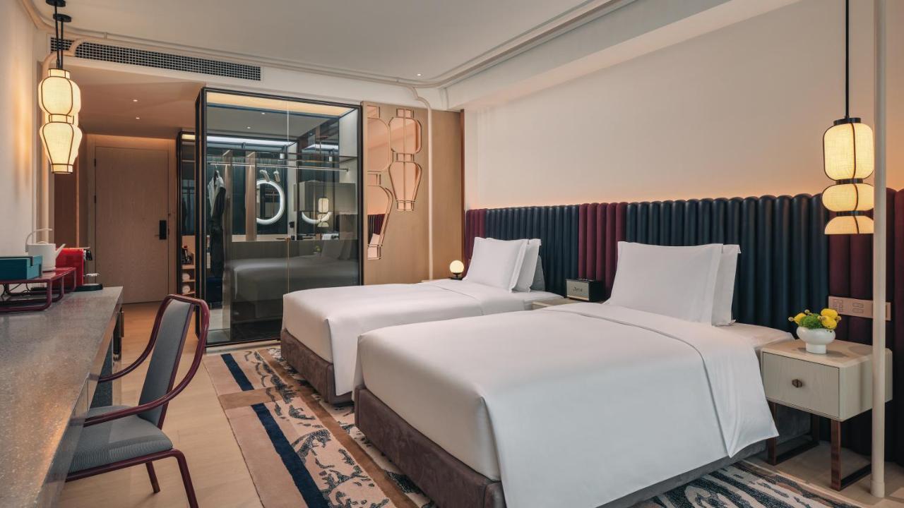 Hotel Indigo Hangzhou Uptown,Close To Westlake , Boutique Design Hotel With Freeflow Minibar Exterior foto